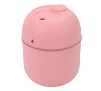BRRNOO Mini Humidificador Portátil, Silencioso, de Niebla Fría, Humidificador de Escritorio Personal con Luz Nocturna, Apagado Automático, Capacidad del Tanque de Agua de 220 Ml para (PINK)