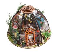 Brrnoo Modelo de Habitación de Flores de Bricolaje, Modelo de Tienda de Flores, Casa de Muñecas, Juguete, Kit de Casa de Muñecas en Miniatura, Cumpleaños, Manualidades, Kit de de para Mujeres,