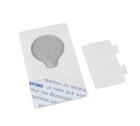 Brrnoo Modelo de Nariz de Silicona, Modelo de Práctica 3D Realista, Soporte de Exhibición de Entrenamiento Reutilizable, Silicona Elástica Suave, Buena Compatibilidad, Uso para (White)