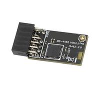 BRRNOO Módulo TPM2 0 Chip de Seguridad de Cifrado de Alto Rendimiento con SLB 9672 SPI 12PIN para Placas Base 10 11 Tamaño Compacto de PCB Negro 12 9 X 21 5 Mm