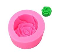 BRRNOO Molde de Cera de Flores de Silicona, Flexible, Reutilizable, Antiadherente, Resina de Arcilla, Molde de Vela para, de Resina de Grado Alimenticio, Artesanal con