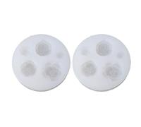 BRRNOO Molde de Flores, Molde de Silicona 3D Suave Reutilizable para Fundición de Resina, Fabricación de Velas, y Decoración de Pasteles con Detalles Florales Intrincados, Grado