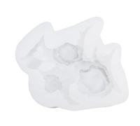 Brrnoo Molde de Silicona con Forma de Flor, Diseño Floral, Molde de Silicona para Hacer Jabón, Velas, Arte de Resina con Material Resistente Reutilizable de Fácil Liberación