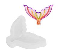 Brrnoo Molde de Silicona de Cola de Sirena, Colgante Artesanal de Bricolaje, para Molde de Chocolate Fondant para Decorar Pasteles, Chocolates, Dulces, etc.