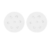 Brrnoo Molde de Silicona de Frambuesa, 2 Piezas, 7 Cavidades, Molde para Hornear de Grado Alimenticio para Chocolate, Fondant, Resina, Manualidades con Desmoldeo Flexible para Dec