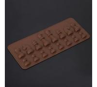 Brrnoo Molde de Silicona para Chocolate, Alta Calidad, Resistente Al Calor, Fácil de Usar, Caramelo DIY para Hornear en la Cocina