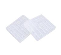 BRRNOO Molde de Silicona para Uñas 3D, Reutilizable, Lindo Copo de Nieve de Navidad, Plantilla de Tallado de árbol de Navidad para Bricolaje, Decoración de Uñas de (Molde de 3D navideño (2