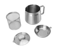 BRRNOO Olla de Aceite de Acero Inoxidable 304 Duty con Colador Cesta para