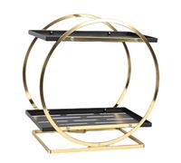 Brrnoo Organizador de Mostrador de Baño, Estante para Cosméticos, Artículos de Tocador con 3 Niveles, Diseño Moderno Que Ahorra Espacio para Pinceles de Maquillaje, Almacenamiento de (Color Negro