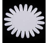 Brrnoo Organizador de Plástico Ligero para Uñas, Tablero de Exhibición de Esmalte de 20 Ranuras, Tarjeta de Color Acrílica para Arte de Uñas, Práctica de Manicura para (20 rejillas de color (
