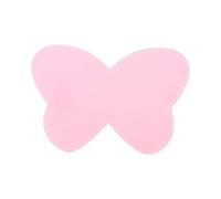 Brrnoo Paleta Mezcladora de Esmalte de Uñas, Bandeja de Exposición para Manicura con Anillo, para Uso Profesional y Hogar (Forma de mariposa rosa)