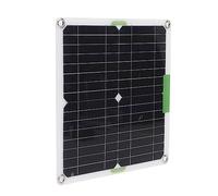 Brrnoo Panel Solar Monocristalino Portátil de 200 W con Alta Eficiencia para Vehículos Recreativos, Barcos y Camping, Diseño Flexible y Adaptador 10 en 1 Incluido