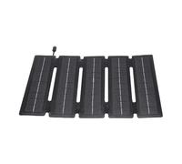 Brrnoo Panel Solar Plegable de 25 W, Cargador Solar Monocristalino Ultrafino de ETFE, Banco de Energía Portátil para Exteriores para Acampar, Senderismo, Viajes, Diseño Compacto y