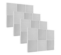 Brrnoo Paneles de Espuma a Prueba de Sonido para Paredes, Paneles de Espuma de Absorción de Sonido, 12 Piezas de de Estudio de Pared Insonorizados Acústicos con Opciones que Incluyen Gris Oscuro,