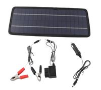 BRRNOO Paneles Solares, Cargador Solar con Cargador de Mantenimiento 12 V 5 W Panel Solar para Kit de Panel para Motocicleta Remolque RV