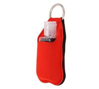 Brrnoo Paquete de 40 Botellas de Viaje, Mini Llavero, Recargable, con Tapa Abatible, a Prueba de Fugas, Botellas de 30 Ml con Bolsas de Almacenamiento para Loción Desinfectante (rojo)