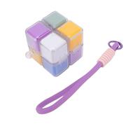 BRRNOO Pastillero Semanal, Organizador Portátil para Pastillas, Pastillero de Viaje, 8 Compartimentos, Cubo Magnético Plegable, con Divisores AM PM para Vitaminas, (8 compartimentos coloridos con
