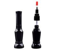 Brrnoo Pegamento para Uñas con Strass, 12 Ml Botella Negra con Punta de Precisión, Adhesivo Transparente para Fijar y Sellar Gemas, Cura bajo Lámpara LED