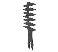 Brrnoo Peinado de Peine Ancho, Peinador de Peine de Dato Ancho de Doble Cara de Peinado a Granel (BLACK)