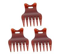 Brrnoo Peine de Dientes Anchos, Peine que Se Disuelve el Cabello con Dientes Redondeados y Brillantes, Peine de Textura de Dientes Anchos para el Salón y el Uso del Hogar, Crea el