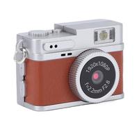 Brrnoo Pequeña Cámara Digital, Esta Cámara Vintage Captura los Detalles de la Vida con Claridad, Diseño del Tamaño de un Pulgar con Vista Previa en Vivo, Cámara Portátil Que Admite