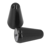 Brrnoo Perillas de Guitarra Eléctrica, Tapa del Interruptor de Recolección de 3 Vías Pandilla de Interruptor de Alternancia 2pcs Cazas de Guitarra de Piezas de Eléctrica para de Estilo ST TL (BLACK)