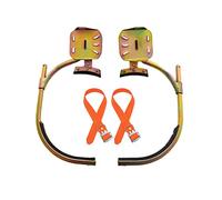 Brrnoo Picos para Trepar árboles, Picos para Trepar, Zapatos Antideslizantes para Postes de Hormigón, para árboles, Hebilla de Pie para Escalar con Postes de Acero Al Manganeso sin Costura para