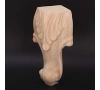 Brrnoo Piernas de Muebles, Piernas de Muebles de Madera con Material de Madera de 4 Piezas de Silla de 4 Piezas para Mesas, Gabinetes y Sofás (15 * 6cm)