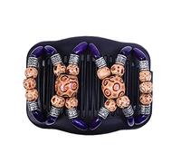 BRRNOO Pinza para Peineta con Cuentas de Madera Vintage, Horquilla Doble para Mujer, Accesorios para el Cabello con Colores Retro, Adecuado para Todo Tipo de Cabello Grueso a Fino, (BLUE)