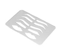 BRRNOO Plantilla de Labios y Cejas Kit de Plantilla de Microblading Profesional Reutilizable con 4 Formas de Cejas y 1 Forma de Labio para Principiantes y Profesionales Material