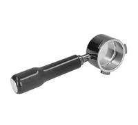 BRRNOO Portafiltro sin Fondo para café de 51 Mm, Material ABS de Aleación de Zinc, Resistencia a la Oxidación, Filtro de una Sola Capa con Orificio Ultrafino, con Diseño Ergonómico