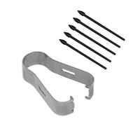 BRRNOO Puntas de Lápiz Notables, Puntas de Lápiz óptico de Repuesto de óptico con Pinza 5 de Reemplazo Portátil Sensible y Preciso de Táctil Delgadas (Black)