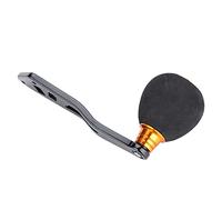 Brrnoo Reemplazo del del Carrete de Pesca, Reemplazo del del Carrete con Accesorios de Repuesto para el de Alimentación de la Perilla del de Pesca para el de Perfil bajo (Negro+Dorado)