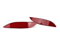 Brrnoo Reflector de Parachoques Trasero, 1 par Parachoques Trasero Lente Trasera Reflector Rojo 265650004R 265600004R para III Fluence