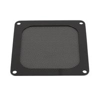 Brrnoo Releras de Filtro de Ventilador de Computadora de 4pcs PVC, Filtro de Refrigerador de Malla de Polvo de PC de Marco Magnético 3.66x3.66in, Red a Prueba de Polvo, Mantenga Limpia (BLACK)