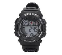 Brrnoo Reloj de Pulsera para Niños, Reloj Deportivo para Niños, Reloj Digital para Niños Luz LED Alarma Cronómetro Calendario 30 M Reloj Impermeable para Niños de 4 a 15 Años (Black)