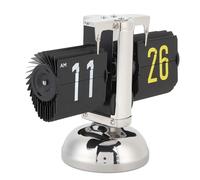 Brrnoo Reloj de Sobremesa Retro de Volteo con Números Grandes, Decoración