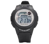 Brrnoo Reloj Deportivo Digital Resistente Al Agua, Reloj Multifunción Unisex con Correa de Goma, Cronómetro, Visualización de Hora Dual para Actividades Al Aire Libre