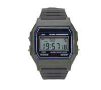 Brrnoo Reloj Deportivo Digital Retroiluminación LED Cronómetro Alarma Temporizador de Cuenta Regresiva Calendario de Hora Dual Resistente Al Agua con Correa Suave y Liviana para Mujeres y (Verde