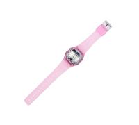 Brrnoo Reloj Deportivo Digital Retroiluminado LED Unisex Multifuncional Antiagua Electrónico con Cronómetro Despertador Calendario de Cuenta Regresiva Formato de 12/24 Horas para (Rosa Transparente)