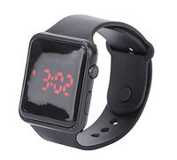 Brrnoo Reloj electrónico Luminoso, Reloj de Pulsera Inteligente, Elegante Reloj de Pulsera Digital Reloj Pulsera - dígitos a Prueba de Agua(Negro)