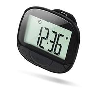 BRRNOO Reloj para Correr, Contador de Pasos para Caminar, Rastreador de Ejercicios con Contador de Pasos, AG13 y Manual de Usuario, Rastreador de Ejercicios Negro para Todas Las Personas, Incluidos