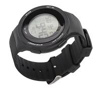 Brrnoo Relojes para Hombres, Reloj Deportivo para Hombres Reloj Digital Impermeable a Prueba de Golpes Multifuncional Noctilucencia Negro con Pantalla Grande Luz EL