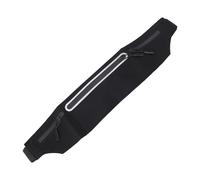 Brrnoo Riñonera de Ejercicio con Cinturón para Correr, Bolsa de Cintura a Prueba de Agua para Correr, Ciclismo Al Aire Libre (Black)