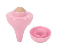 Brrnoo Rodillo Facial Absorbente de Grasa con Piedra Volcánica, Rodillo Reutilizable Portátil para Piel Grasa, 1 Unidad for Viaje y Control de Brillo (PINK)