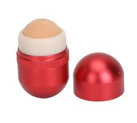 BRRNOO Rodillo Facial Volcánico con Forma de Huevo, Rodillo Facial Reutilizable Absorbente de Aceite de Cáscara de Aleación de Aluminio con Piedra Volcánica para Pieles Grasas, Apto