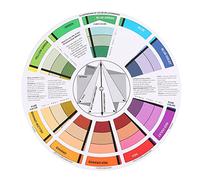 Brrnoo Rueda Creativa de Color, Herramienta de Enseñanza de Clase de Arte de Mezcla de Pintura para la Mezcla de Maquillaje de Arte de Uñas con Tabla de Aprendizaje de Color para