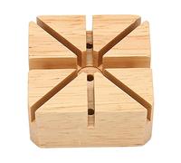 Brrnoo Soporte de Reparación de Correa de Reloj, Madera de Caucho, Soporte de Reparación de Pulsera de Reloj Ligero y Robusto, Herramienta de para el Hogar y la Tienda de