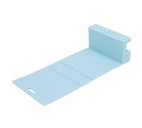 BRRNOO Soporte de Silicona para Brocas de Uñas, Plegable, Multiusos, Organizador de Brocas, Contenedor de Almacenamiento de Uñas, Profesional, Portátil para Uso en el Hogar y el Salón (BLUE)