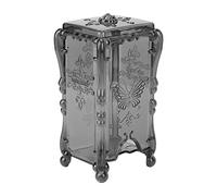Brrnoo Soporte para Almohadillas de Algodón con Funda con Diseño de (gris